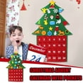 thumbnail image 6 of Clearance! Christmas Felts Decorations with Advent Pockets Large Calendar Christmas Decor 14.2*9.8*2 in Multicolor, 6 of 7