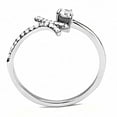 thumbnail image 3 of no plating Stainless Steel Ring AAA GRD CZ Clear DA145 for Women Style High, 3 of 5