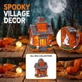 thumbnail image 6 of 2026 New Halloween Wooden House Tabletop Decor, Tabletop Resin Pumpkin Cottage Home Ornaments, Indoor Halloween Home Fall Ornaments for Porch and Indoor Home Office Desk Decor, 6 of 10
