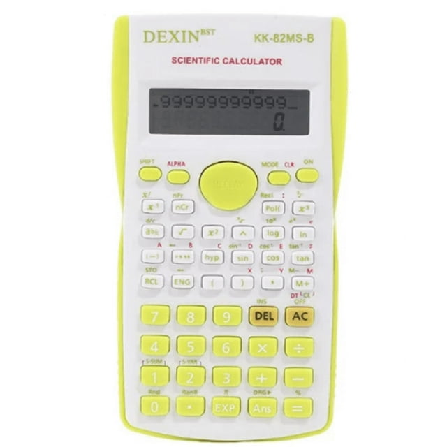 Calculatrice Multifonctionnelle, Calculatrice Scientifique Spéciale pour l'Examen des Étudiants, FX-991EX Classwiz Calculatrice Scientifique Non Programmable, 240 Fonctions, Jaune