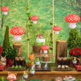 thumbnail image 4 of 3pcs Large Mushroom Shaped Paper Lantern Decorative Background Garden, 4 of 4