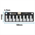 thumbnail image 5 of Módulo de Sensor de Piano Táctil, Placa de Expansión, Condensador Táctil, Terminal Ph2.0, Compatible con Interfaz ., 5 of 5