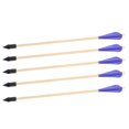 thumbnail image 3 of 5Pcs Wood and Plastic Arrows for Cultural Events and Outdoor Gatherings, 3 of 8