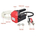 thumbnail image 4 of Car Engine Oil Pump 12V 24V Electric Oil Diesel Fluid Sump Extractor Scavenge Exchange Fuel Transfer Suction Pump + Tuber ,Easy to Operate, 4 of 7