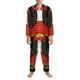 thumbnail image 3 of Fotbe CHARRO SUIT Pijama de Hombre con Estampado de Manga Larga, Conjunto de 2 Piezas, Ropa de Dormir Suave y Cómoda con Bolsillos-XX-Large, 3 of 7