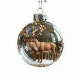 thumbnail image 2 of Christmas Reindeer Hanging Decorations - Festive Home & Christmas Tree Ornaments, Cute Reindeer Hanging Pendants, Holiday Decor for Mantel, Tree & Window Displays, 2 of 2
