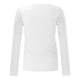 thumbnail image 4 of Túnica de manga larga con cuello en V y botones para mujer: top liso acanalado, estilo informal, poliéster, fácil de combinar con vaqueros/abrigos, para todas las estaciones., 4 of 4