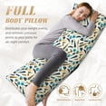 thumbnail image 5 of Disketp Fathers day Print Body Pillow Cover - Super Soft 20x54 Body Pillow Case,Long Side Hidden Zipper, 5 of 8