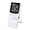 White-Battery type, variant on Electronic Metronome for Music Students with Large Beat Display LED Cue and Side Level Dial for Everyday Drills