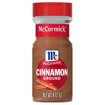Pack Of 2 McCormick Ground Cinnamon, 4.12 oz (Package May Vary)