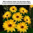 thumbnail image 3 of Ailao Solar Sunflower Lights Automatic Energy Saving IP65 Waterproof LED Charging Inductive Switch Control Decorative Lights,Solar Sunflower Lights,Outdoor Sunflower Decor, 3 of 8