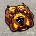 thumbnail image 2 of Pit Bull Dog Hand-Tufted Rug – Unique Handmade Designer Rug, 2 of 3