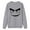 Grey, variant on Men's Halloween Face Print Hoodless Sweatshirt For Stylish Comfortable Casual Wear Pullover Shirts Lightweigt Sweat Shirt Pullover Sweater