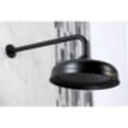 thumbnail image 2 of Kingston Brass K225K10 Shower Scape 10 in. Showerhead with 17 in. Shower Arm, Matte Black, 2 of 5