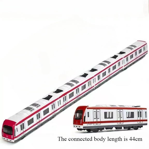 High-speed Metro Train Pull Back Connection Vehicle Model Kids Vehicle Children's Toy