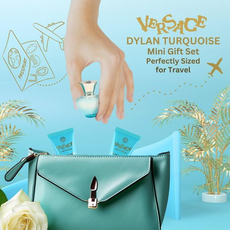 Versace Dylan Turquoise Perfume Mini Travel Size Ladies Gift Set