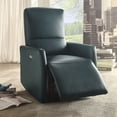 thumbnail image 2 of Power Motion Recliner Leatherette Chair with Push Button, Cream, 2 of 2