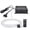 Black - EU Plug, variant on YAHHU RGBW Fiber Optic Light with 40 Key Remote Control Star Constellation Ceiling Lamp Kit 150pcs for Interior Decor (Black - EU Plug)