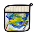 thumbnail image 1 of Betsy Drake PT1027 Porte-crabe Bleu et Jaune, 1 of 1