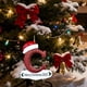 thumbnail image 4 of Adornos navideños, adornos navideños, regalos navideños, 26 letras, decoración para árbol de Navidad, adornos colgantes para árbol de Navidad, adornos navideños personalizados, decoración navideña, de, 4 of 6