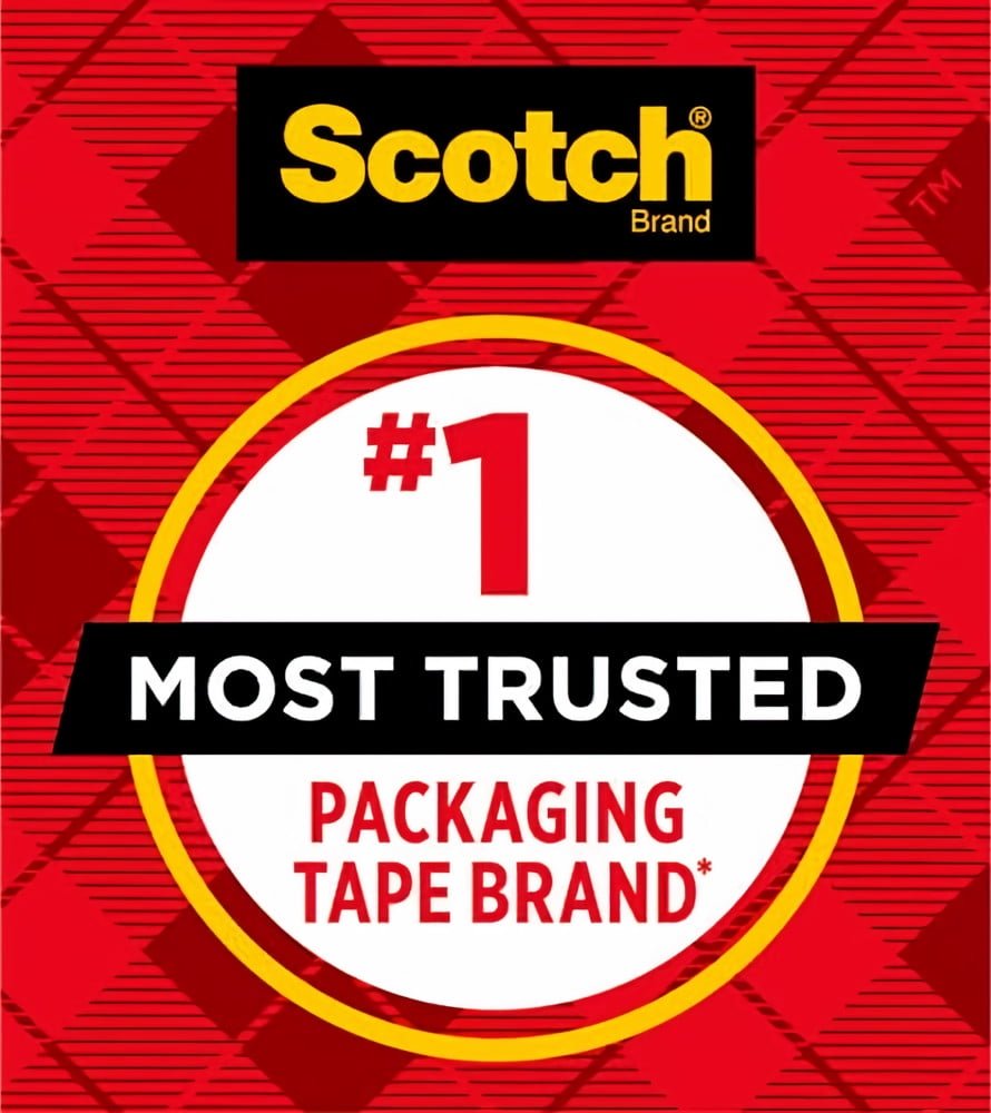Scotch Heavy Duty Packaging Tape 2-inch x 800-inch (Pack of 5)