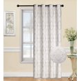 thumbnail image 1 of Jacquard Grommet Panel, 54x63 Inch, Taupe, One Panel, 1 of 2