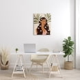 thumbnail image 2 of Design by JJ Design House LLC Female With Tropical Florals in Hair Palm Leaves 24 in x 30 in Painting Canvas Art Print, by Stupell Home Décor, 2 of 5