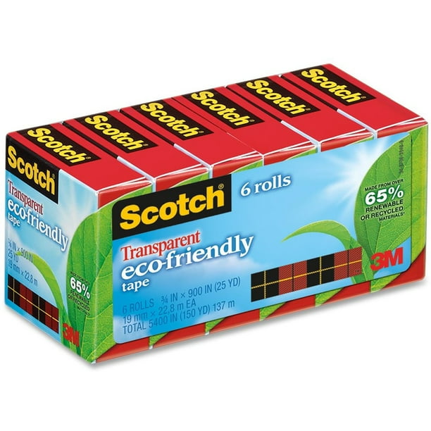 scotch-transparent-greener-tape-3-4-x-900-clear-6-pack-quantity