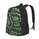 thumbnail image 1 of Fotbe Green Snakeskin Mochila para Hombre y Mujer - Tela Oxford 600D Resistente - Mochila Impermeable de Gran Capacidad para Escuela, Viajes y Senderismo, 1 of 6