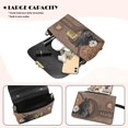 thumbnail image 4 of KUIFORTI Black Horse Crossbody Bags for Women Leather Durable Functional Woman Shoulder Bag Handbags Comfortable Shoulder Bag Wallets with Chain Strap for Daily Life, 4 of 7