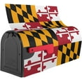 thumbnail image 3 of Maryland Flag Mailbox Cover Mailbox Wraps, Waterproof Mailbox Covers Magnetic Post Box Cover Large Size 25.5"(L) x 21"(W) Garden Yard Outside Farmhouse Home Decor, 3 of 7