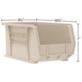 thumbnail image 2 of Akro-Mils 6 Pack AkroBins Plastic Storage Bins, Space-Saving Organizers, Blue, 2 of 9
