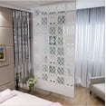 thumbnail image 3 of Custom Decorative Screen Divider system for walls, Dividing room, Office,Hanging room divider,Artist desingn,Room partition 15.7x15.7in(H-16) 12pc, 3 of 10