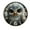 FFclock138, variant on ZXCXRQFa Cute Owl Big Eyes Cartoon Animal Clock Home Decor Round Wood 10 Inch Wall Clocks Non Ticking Silent Clock Art for Living Room Kitchen Bedroom Decorative