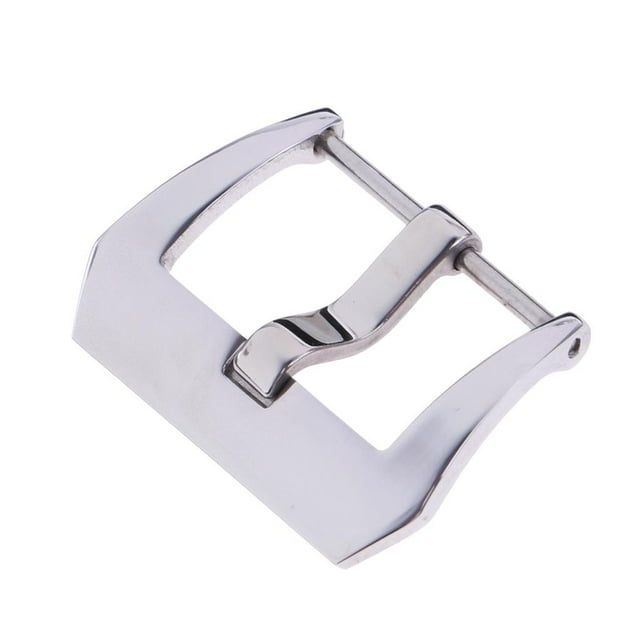Hebilla de acero inoxidable con rosca para correa de reloj, cierre de repuesto para correa de 18-26 mm 22 mm