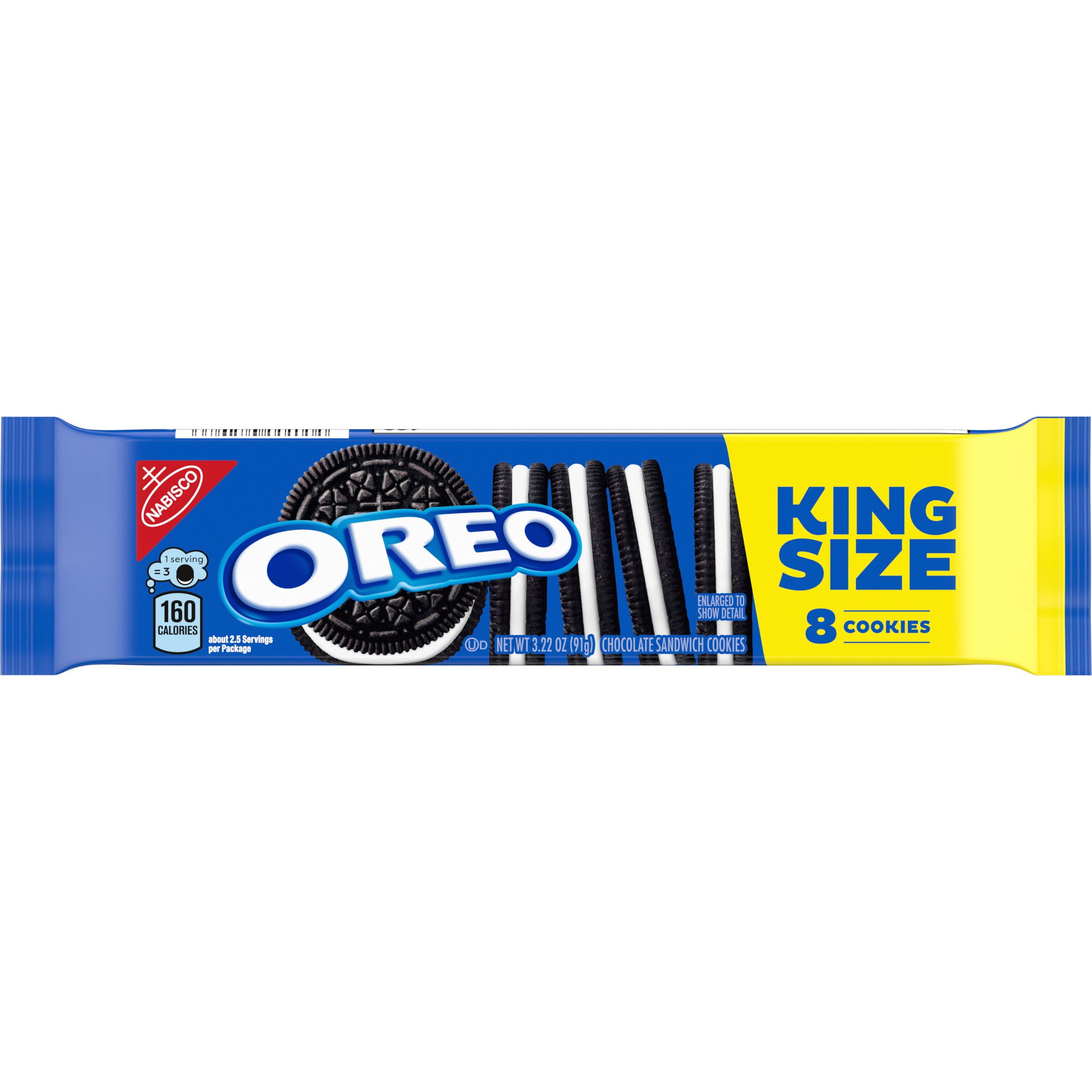 NABISCO OREO ORIGINAL KING SIZE COOKIES 3.22 OZ