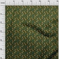 thumbnail image 3 of oneOone Cotton Flex Dark Olive Green Fabric Kids Sewing Craft Projects Fabric Prints By Yard 40 Inch Wide, 3 of 5