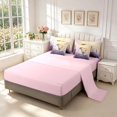 thumbnail image 3 of Erosebridal Dreamy Dragonfly 7 Pieces Full Size Bedding Sets,Graceful Floral Full Size Bed in a Bag,Purple Pink,Pink Reversible, 3 of 7