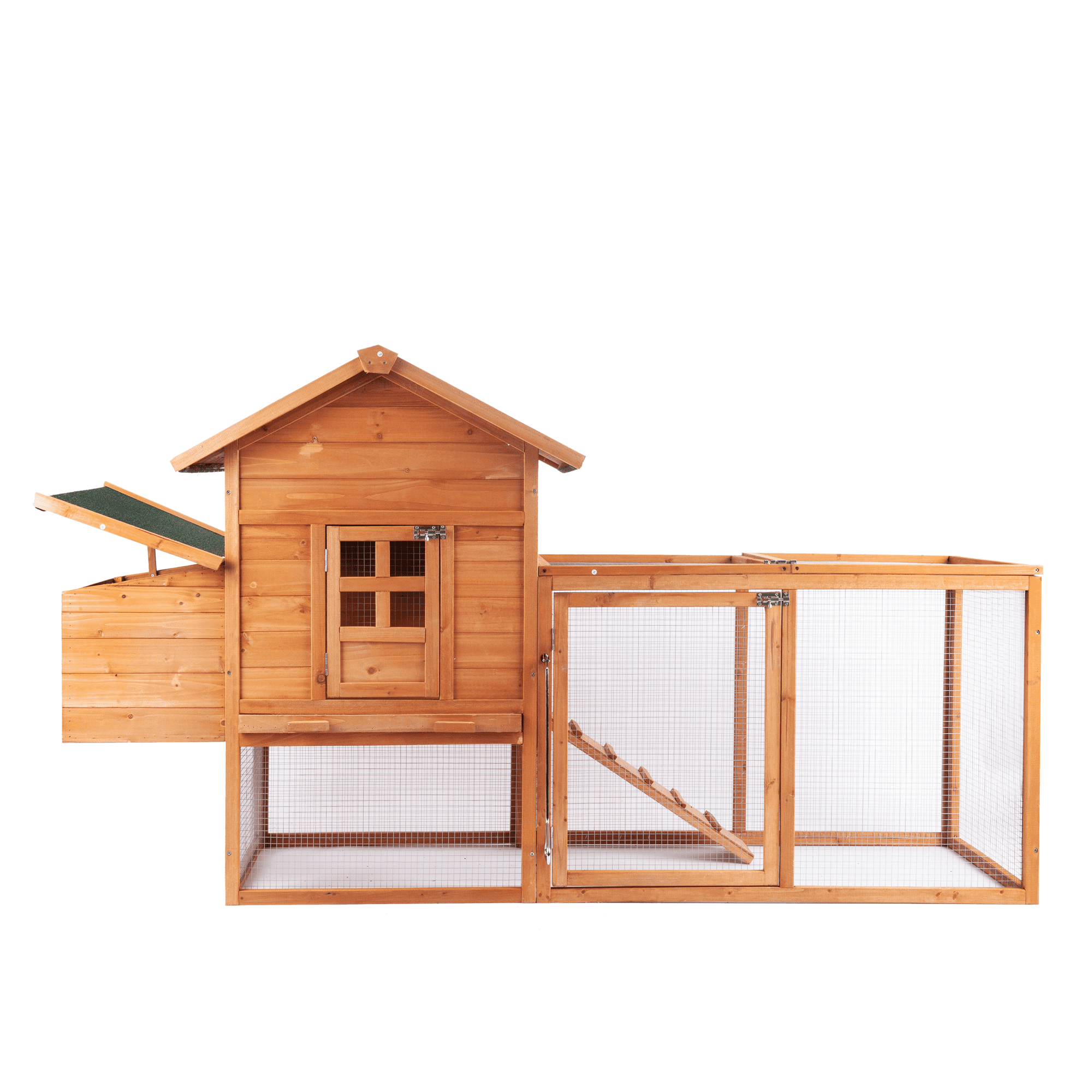 Chicken Coop for 24 Chcikens Outdoor Wooden 80'' Rabbit Hutch Poultry