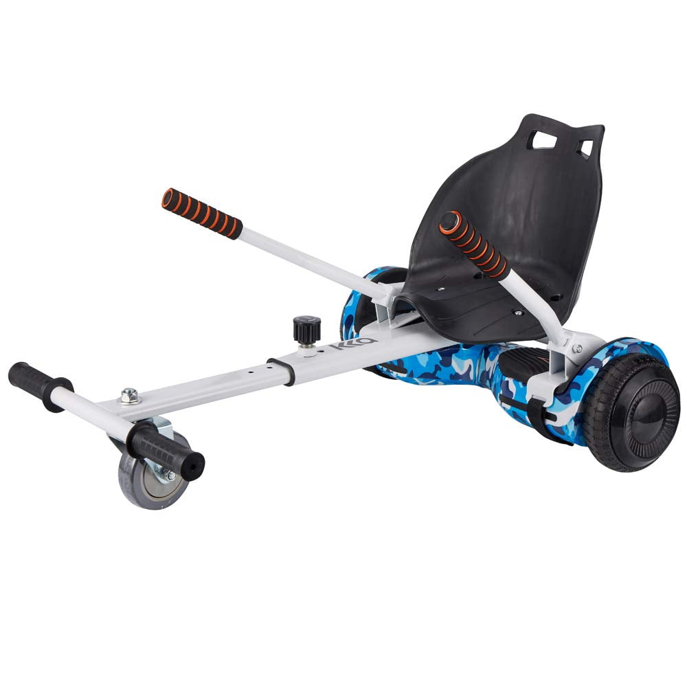 Free Shipping Hover Kart Go Kart Adjustable Attachment for 6.5 Hoverboard White Walmart