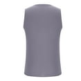 thumbnail image 4 of Dagegui Men's Sleeveless Mesh Tank Tops Quick Dry Gym Workout Muscle Tee Summer Cooling Athletic Tanks Big and Tall Running Hiking T-Shirts Time Limited Offer Gray,2XL, 4 of 6