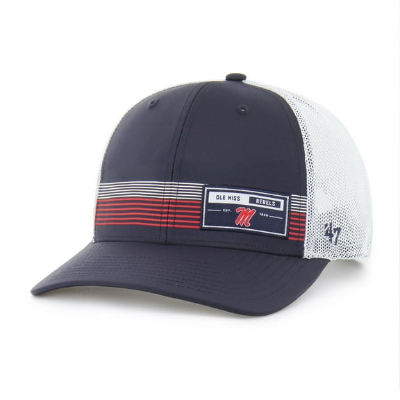 Men's '47 Navy Ole Miss Rebels Rangefinder brrr Trucker Adjustable Hat