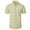 Light Yellow, variant on Short Sleeve Dress Shirts for Men Fashion Stretch Collar Regular Fit Button Down Shirt Comfortable Business Casual Blouse Beige L