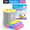 Multicolor, variant on Teivio 4 Gallon 130 Counts Small Trash Bags Garbage Bags, Bathroom Trash Can Bin Liners, Small Plastic Bags for home office kitchen, fit 12-15 Liter, 3,3.5,4.5 Gal, Clear