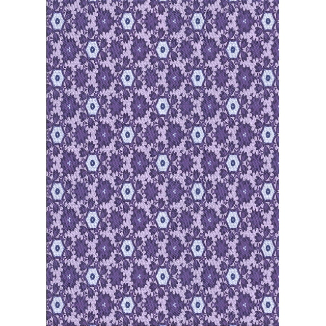 Ahgly Company Machine Washable Indoor Rectangle Transitional Bright Lilac Purple Area Rugs, 8' x 10'