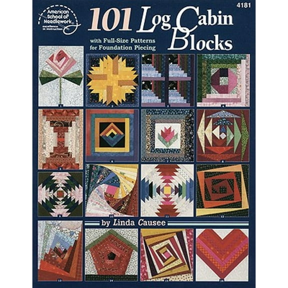 101 Log Cabin Blocks (Paperback)