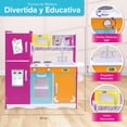 thumbnail image 3 of Kids House Cocina de Madera Ultimate Big and Bright, Cocinita de Juguete para Niñas Multicolor, Fabricada en Madera, Incluye Teléfono Inalámbrico y Perillas Giratorias, 3 of 5