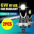 thumbnail image 1 of H7 LED Headlight Conversion 6W 1000LM 6000K Error Free Canbus Bulb, 1 of 5