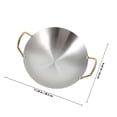thumbnail image 2 of SOPOTUTU Stainless Steel Cookware Wok Nonstick for Professional Chefs 1Pcs, 2 of 8