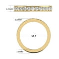 thumbnail image 3 of TimeLe$$ Classics 1 Carat TW Natural Diamond Eternity Band in 14K Yellow Gold (Ring Size 6.5), 3 of 6